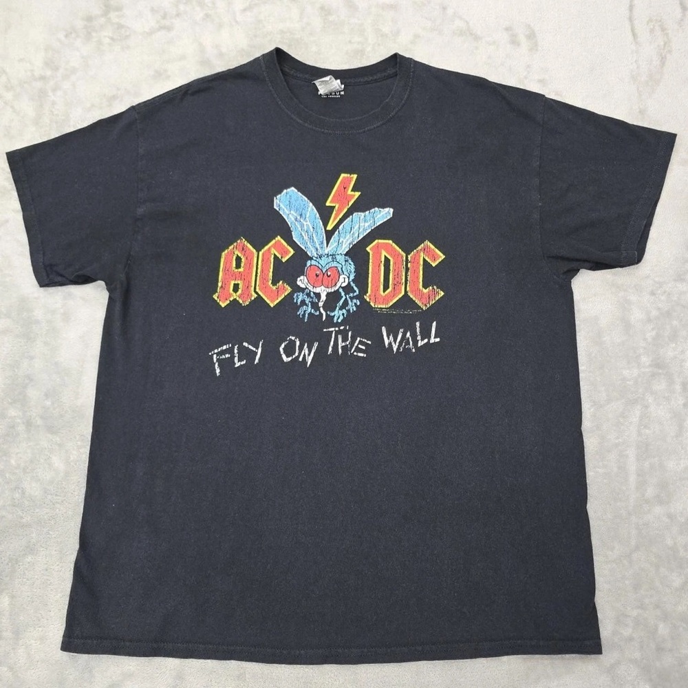 AC/DC Fly on the Wall Black Graphic Tee